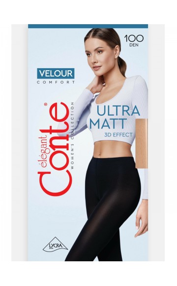 Колготки женские CONTE VELOUR 100 anthracite