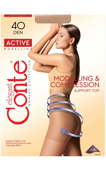 Колготки женские CONTE ACTIVE 40 natural