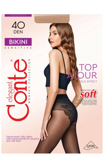 Колготки женские CONTE BIKINI 40 bronz