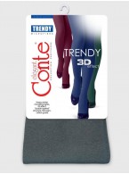 Колготки женские CONTE TRENDY MELANGE 60 verde