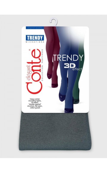 Колготки женские CONTE TRENDY MELANGE 60 verde