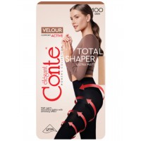 Колготки женские CONTE VELOUR ACTIVE 100 nero