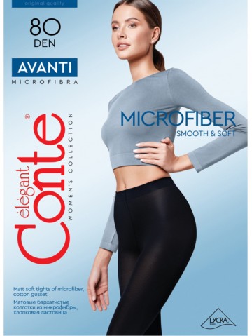 Колготки женские CONTE AVANTI 80 nero