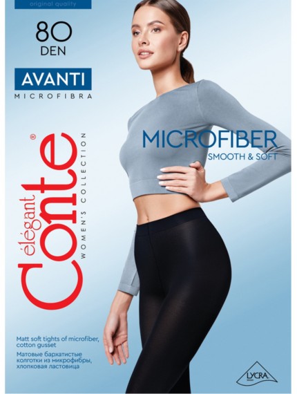 Колготки женские CONTE AVANTI 80 nero