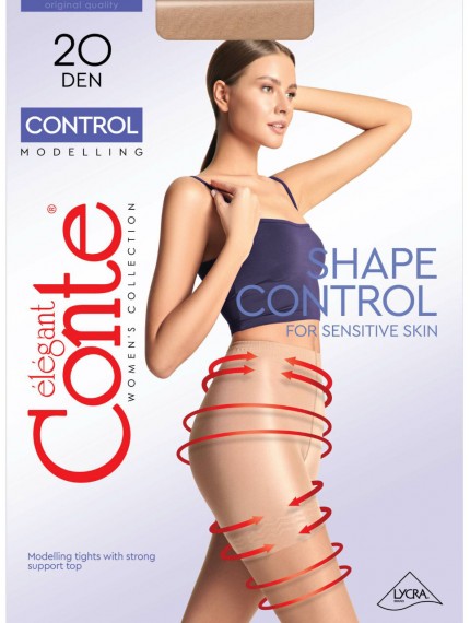 Колготки женские CONTE CONTROL 20 bronz