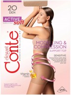 Колготки женские CONTE ACTIVE SOFT 20 grafit