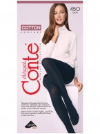Колготки женские CONTE COTTON 450 nero