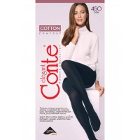 Колготки женские CONTE COTTON 450 nero