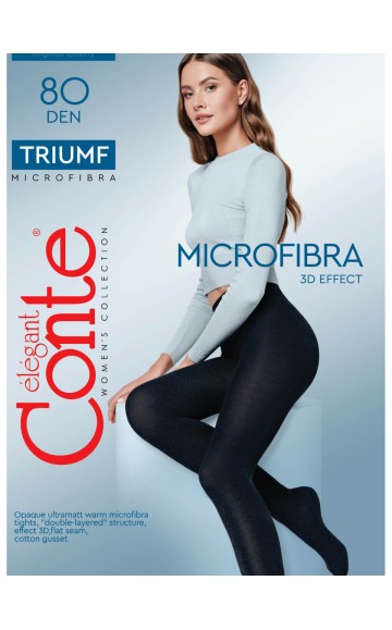 Колготки женские CONTE TRIUMF 80 nero