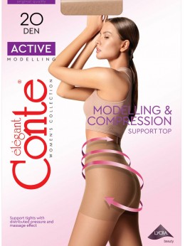 Колготки женские CONTE ACTIVE 20 natural