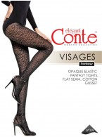 Колготки женские CONTE FANTASY VISAGES 40 nero