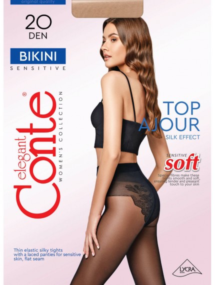 Колготки женские CONTE BIKINI 20 mocca