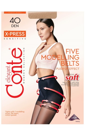Колготки женские CONTE X-PRESS 40 nero