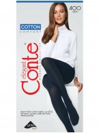 Колготки женские CONTE COTTON 400 nero