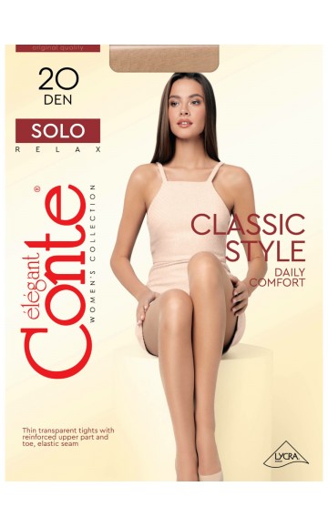 Колготки женские CONTE SOLO 20 beige