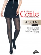 Колготки женские CONTE FANTASY ACCENT 50 nero