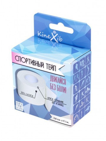 Спортивный тейп Крейт Kinexib (3.8см*9.1м)