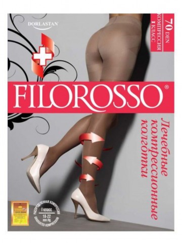 Колготки компрессионные Крейт Filorosso "Бразильский эффект" 70-1