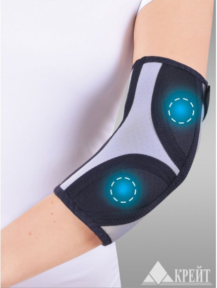 Бандаж для коленного и локтевого сустава с аппликаторами биомагнитными медицинскими Крейт А-400