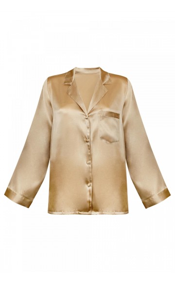 Блуза шелковая Marc & Andre Silk Caramel S22-00SS107