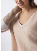 Джемпер с V-образным вырезом Marc Andre Creative Hues W24-00CH0516