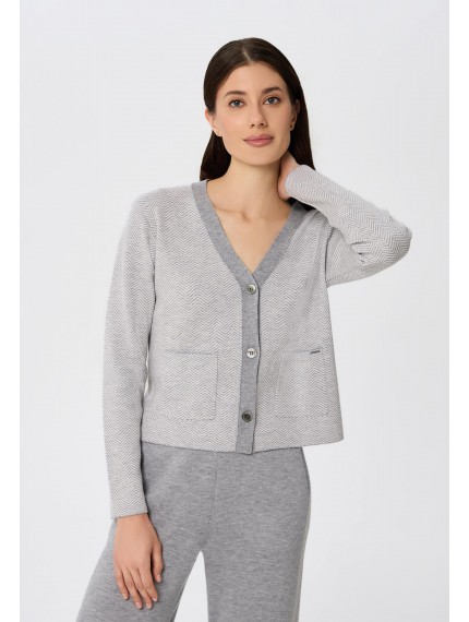 Укороченный кардиган Marc Andre Eternal Wave W25-00CH0209