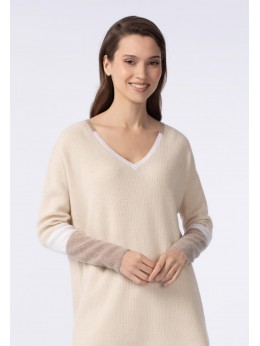 Джемпер с V-образным вырезом Marc Andre Creative Hues W24-00CH0516