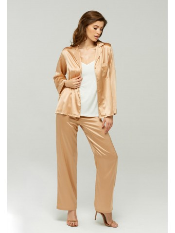 Блуза шелковая Marc & Andre Silk Caramel S22-00SS107