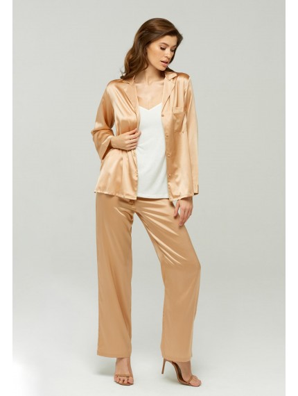 Блуза шелковая Marc & Andre Silk Caramel S22-00SS107