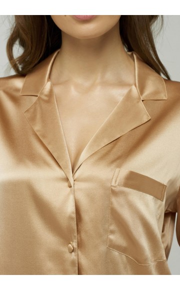Блуза шелковая Marc & Andre Silk Caramel S22-00SS107