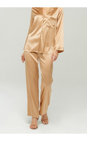 Брюки шелковые Marc & Andre Silk Caramel S22-00SS110
