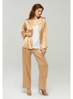 Брюки шелковые Marc & Andre Silk Caramel S22-00SS110