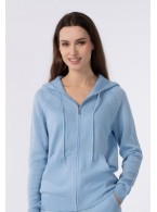 Джемпер на молнии с капюшоном Marc & Andre Braided Elegance W24-00CH0414