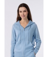 Джемпер на молнии с капюшоном Marc & Andre Braided Elegance W24-00CH0414