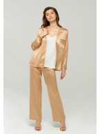 Брюки шелковые Marc & Andre Silk Caramel S22-00SS110