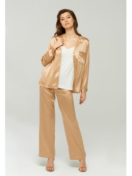 Брюки шелковые Marc & Andre Silk Caramel S22-00SS110