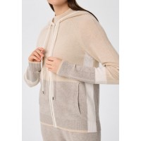 Джемпер на молнии с капюшоном Marc Andre Urban Block W25-00CH0614