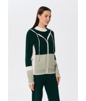 Джемпер на молнии с капюшоном Marc Andre Urban Block W25-00CH0714