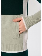 Джемпер на молнии с капюшоном Marc Andre Urban Block W25-00CH0714