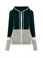 Джемпер на молнии с капюшоном Marc Andre Urban Block W25-00CH0714