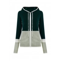 Джемпер на молнии с капюшоном Marc Andre Urban Block W25-00CH0714