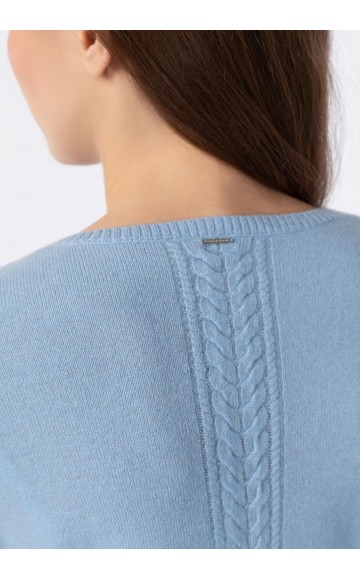 Джемпер с V-образным вырезом Marc Andre Braided Elegance W24-00CH0416