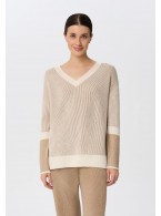 Джемпер с V-образным вырезом Marc Andre Ribbed Rhythm W25-00CH0816