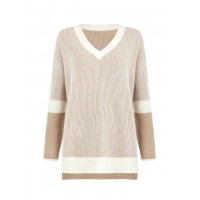 Джемпер с V-образным вырезом Marc Andre Ribbed Rhythm W25-00CH0816