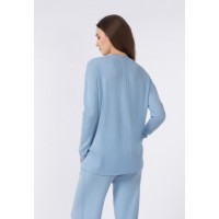 Джемпер с V-образным вырезом Marc Andre Braided Elegance W24-00CH0416