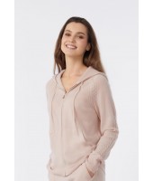 Джемпер на молнии с капюшоном Marc Andre Braided Elegance W24-00CH0214