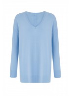 Джемпер с V-образным вырезом Marc Andre Braided Elegance W24-00CH0416