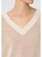 Джемпер с V-образным вырезом Marc Andre Ribbed Rhythm W25-00CH0816