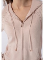 Джемпер на молнии с капюшоном Marc Andre Braided Elegance W24-00CH0214