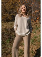 Джемпер с V-образным вырезом Marc Andre Ribbed Rhythm W25-00CH0816